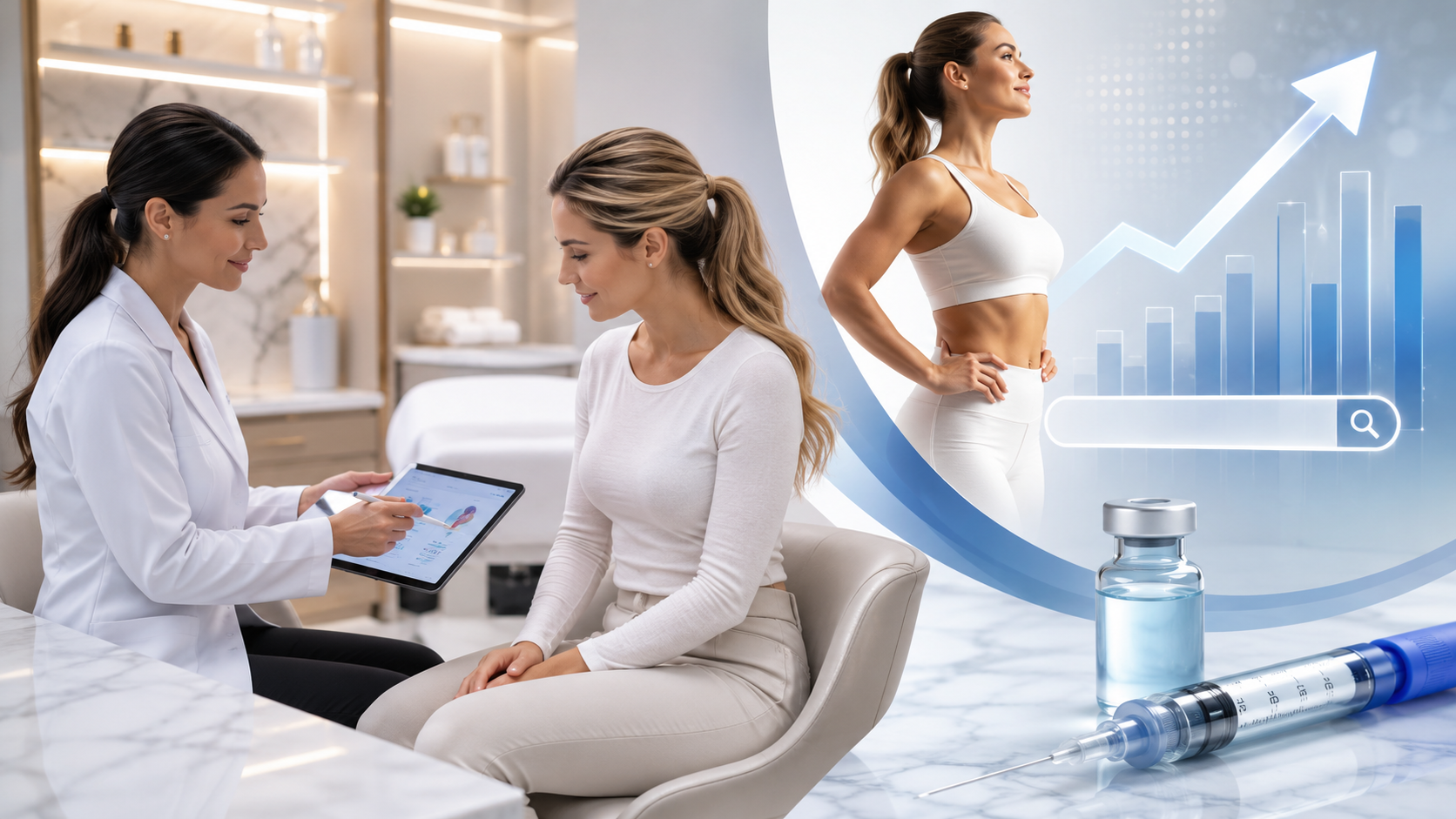 Semaglutide and Medical Weight Loss SEO for Med Spas article preview by Vistrane